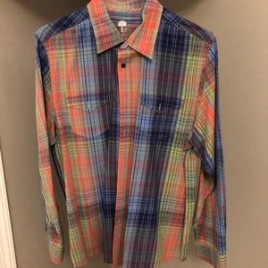 Men’s Button Down with Button Quarter Sleeve